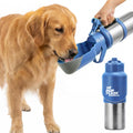 PupFlask Pro Dog Water Bottle | 30 or 50 OZ Double Wall Insulated Stainless Steel | Built-In Flip Cup Bowl | Leak Proof Cap | 24+ Hour Cold Water | Small & Large Dogs | Portable Pet Hydration Bottle