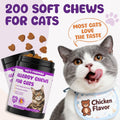 Cat Allergy Relief Chews with Omega-3 & Probiotics for All Ages & Breeds