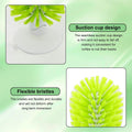 2 Pcs Turtle Brush with Suction Cups, 2 Large Decorative Duckweed, Turtle Tank Accessories, Not Easy to Peel, Shell Exfo