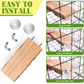 2PCS Large Flat Bird Perch Platform for Cage (6" x 3.15")