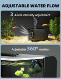 2.5 Gallon Fish Tank Kit with Heater for Betta, Shrimp, Guppy, Acrylic