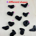 24Pcs Rock Climbing Holds for Bearded Dragons,Reptiles Toy Rock Wall Holds,6 Multi-Size Climbing Rock Wall Grips for Bea