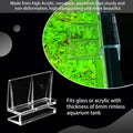 16 PCS 6mm Acrylic Aquarium Cover Clip, Clear Fish Tank Glass Cover Clip Support Holder Universal Lid Clips for Rimless 