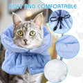 Adjustable Recovery Collar - Lightweight, Waterproof & Soft for Cats & Dogs - Prevents Licking Wounds (S)