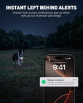 Pet Tracker for Dogs Cats, Location & LED Night Light Tag, No Monthly Fee