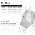 Harrison Howard Super Comfort Stretchy Fly Mask Large Eye Space with UV Protection Soft on Skin with Breathability Tribe