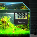 capetsma Aquarium Thermometer Digital Fish Tank Thermometer Accurate Reptile Thermometer Temperature Gauge with Large LC