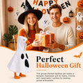 7 Inch Desk Goose Halloween Outfits Ghost Patterns Mini Desk Goose Hoodie
