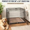 Dog Crate Pan Cover Washable Dog Bed Liner 36x24 Inch