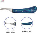 Equine Care Right-Handed Hoof Knife, J2 Stainless Steel, Farrier Tool