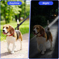 2pcs Reflective Nylon Dog Collar Clips, Double-Ended Backup
