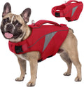 Queenmore Small Dog Life Jacket, Adjustable Dog Life Vest for Small and Medium Dogs with High Buoyancy, Lightweight Dogs