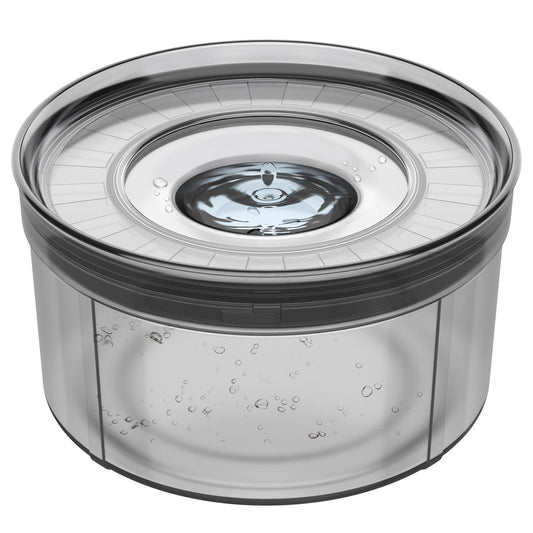Techphardo 1Gallon No Spill Dog Water Bowl-3.8L Large Capacity, BPA-Free, Anti-Splash & Anti-Digging Design with Non-Slip Base for Messy Drinkers