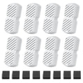 GROOKPET Dog Water Fountain Filters: 16 Dog Fountain Filters - Pet Water Fountain Filters Replacement - Including 8 Filters + 8 Sponges - Suitable for GROOKPET Dog Water Fountain for Large Dogs