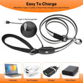 LED Dog Leash Ultra Bright, Waterproof, 7 Lighting Mode, Glow in The Dark & Reflective, Type-C Rechargeable, Battery Ind