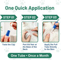 Cat Flea Treatment - Topical Flea Treatment for Cats 9-18 lbs, 6-Month Supply, Waterproof and Fast-Acting & Long, Flea S