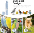 LUKHMELF Bird Nail Grinder,Bird Beak Grinder,Silenced Bird Nail File with LED Lamp,Suitable for Budgerigars,Parakeets,Conure,Parakeets,Crested Myna,Lovebirds, Finches.