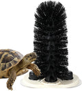 Turtle Brush with Suction Cup - Twist-Lock Aquatic Turtle Shell Cleaner