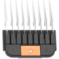 WAHL Professional Animal Stainless Steel Attachment Guide Comb Detachable Blade Pet Clippers - #1, 1/2 Inch Cut Length (3374-100), Orange