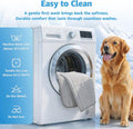 Cooling Blanket for Dogs, 0.4 Q-MAX Dog Cooling Blanket Washable, Cool to Touch Pet Blanket Cooling Comforter Throw for Bed Cover, Soft Lightweight Cold Mats for Pet Summer Sleeping (30"×40"/Grey)