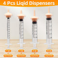 Pet Nursing Kit, Silicone Pet Feeding Set with Bottle Liquid Syringes Nursing Nipples Formula Dispenser, Pet Feeding Sup