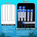 Konohan 12 Pcs 10ml Replacement Test Tubes for Aquarium Test Kits, Blue