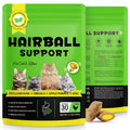 Ruduwu Hairball Control Cat Treats - Cat Hairball Remedy & Relief for Cats - Cat Hairball Control with Psyllium Seed Husk and Vitamins, Promotes Skin & Coat, Digestive, Urinary Health (1 Pack 100g)