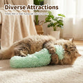 MAXTOOA Cat Toys 3 Pack Catnip Pillows, Soft and Durable Crinkle Sound with Catnip Inside, Interactive Cat Toy Indoor Cats Kitten Kicker, Promotes Kitty Exercise Toys Mothers Day Gifts Solid