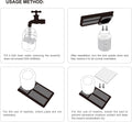 500ml Cricket Reptiles Water Feeder Reservoir Keeper, 2-in-1 Automatic Water Dispenser with Unique Sponge Pad Design for