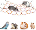 Rat Climbing Rope Net Toy for Cage, Hanging Swing Toy (Random Color)