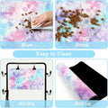 Dog Food Mats for Floors Waterproof Mat for Cat Food and Water Bowls - Absorbent Quick Dry Non Slip Mat for Pet Feeding