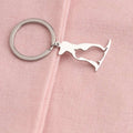 BNQL Dog Cat Keychain Pet Pendant Jewelry for Animal Lover Dog Cat keyring
