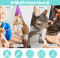 Cat Bathing Bag - Anti-Bite & Anti-Scratch Shower Bag, Adjustable Restraint Bag for Cat Washing, Nail Trimming & Injections, Breathable Mesh Design