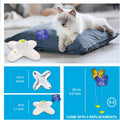 AFP Interactive Cat Toy, Butter-Fly Interactive for Indoor Cats, Flutter Bug Cat Toys, Flutter Rotating Kitten Toys with