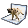 YECERCAN Pee Pad Holder for Dogs, 25.5” x 35” Silicone Dog Puppy Pad Holder, Non-Slip Rubber Mat with Raised Edges to Reduce Mess, Versatile Pee Pad Tray for Male & Female Dog Indoor Potty Training