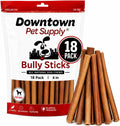 Downtown Pet Supply Bully Sticks for Dogs - Natural 6 Inch Beef Chews, Odor-Free & Rawhide-Free, Long Lasting Dog Treats
