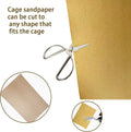 Hamiledyi Bird Gravel Paper, Special Sea Sand Liner for Page, Parrot Cage Gravel Paper Mat, 17x11 Inch Disposable Cushion Pads for Bird Parakeet Budgie 32PCS