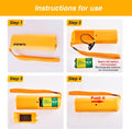 Frienda 3 in 1 LED Ultrasonic Dog Barking Device Stop Bark Trainer, Yellow