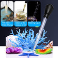 WEAVERBIRD Manual Fish Tank Water Changer Aquarium Dropper, 30ml Aquarium Clean Pipette Dropper, Fish Tank Cleaning Wast