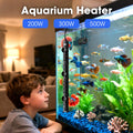 MQ Submersible Aquarium Heater Auto Thermostat, 300W Fish Tank Heater for 35-60 Gallon with LCD Digital Aquarium Thermom