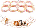 Rat Climbing Rope Net, Hanging Bird Swing for Cage Accessory, Ladder Bridge Ladder Rope Bridge Hanging Hammock for Parro