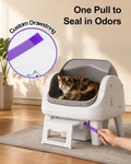 Automatic Cat Litter Box Liners for Petpivot 12（ Not Fit As 11 ）, 120 Count