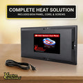 Radiant Heat Panels Made in USA 80W–Premium Reptile Heater Mounts Easily with Included Screws Reptile Heat Panel, Snake 