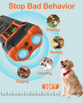 Dog Training Bark Deterrent Device, Anti-Barking Device for Dogs, Stop Bad Behavior Without Yelling or Swatting, Ultraso