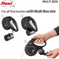 FLEXI Multi Box – Add on Retractable Leashes, Poop Bag Dispenser, Dog Treat Holder for Training, Multipurpose Box, Black