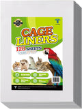 TORTO9 Cage Liner Sheets for Birds – 120 Pack, 11 x 17 in, 1.5 lb | Acid-Free & Non-Toxic Paper | Safe Pet Bedding, Craft Supply, Packing & Shipping Use