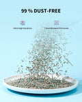 PETKIT Mixed Cat Litter Fast Clumping, Flushable, Ultra Absorbent, 100% Natural Ingredients Litter, Water Dissolvable, Really Dust-Free, Low Tracking Bentonite Tofu Litter (7.9lb×2 Bags)