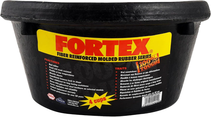 Fortex Small Feeder Pan for Dogs/Cats and Small Animals, 1-Quart
