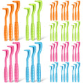 Kittmip 48 Pack Tick Removal Tool Tick Remover for Dogs, Cats and Humans Plastic Tick Puller Tick Grabber, 3 Sizes (Green, Rose Red, Orange, Blue)