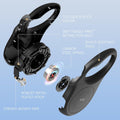 TUG Quest Retractable Dog Leash | 360° Tangle-Free | 26 ft Tape (XL, Black)